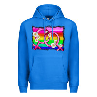 True Royal lgbtq gender lesbian symbol Premium Hoodie - HRA Design Shop