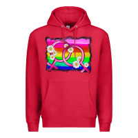 Cardinal lgbtq gender lesbian symbol Premium Hoodie - HRA Design Shop