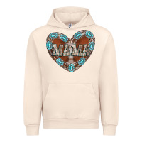 Sandshell mama heart cowhide Urban Hoodie - CowhideDigitalArt
