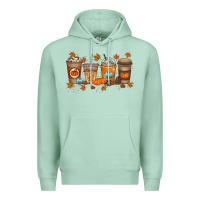 Seafoam Fall Coffee Drink Premium Hoodie - RacoonDesign