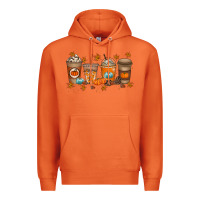 Carrot Fall Coffee Drink Premium Hoodie - RacoonDesign
