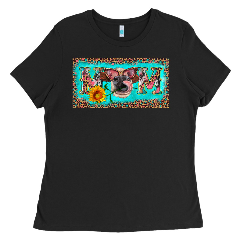 Mom Heifer License Plate Ladies Tee by Artiststas | Teevron