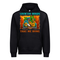 Black country roads take me home Urban Hoodie - HRA Design Shop
