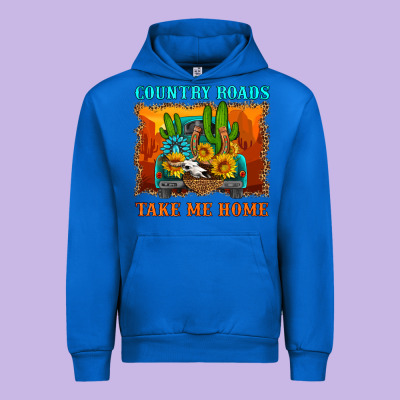 Country Roads Take Me Home Urban Hoodie Designed By Hra Design Shop