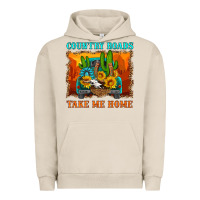 Pigment French Oak country roads take me home Urban Hoodie - HRA Design Shop