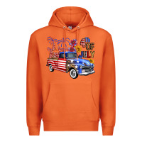Carrot western truck fourth of july america Premium Hoodie - FaDigitalArtStudio