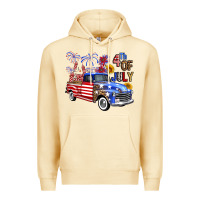 Pina Colada western truck fourth of july america Premium Hoodie - FaDigitalArtStudio