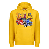 Lemon western truck fourth of july america Premium Hoodie - FaDigitalArtStudio