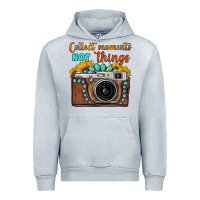 Collect Moments Not Things Sunflower Gemstone Vintage Camera Urban Hoodie | Teevron