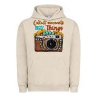 Pigment French Oak collect moments not things sunflower gemstone vintage camera Urban Hoodie - FaDigitalArtStudio