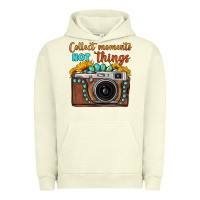 Pigment Pistachio collect moments not things sunflower gemstone vintage camera Urban Hoodie - FaDigitalArtStudio