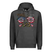 Charcoal Heather small town usa Premium Hoodie - CowhideDigitalArt