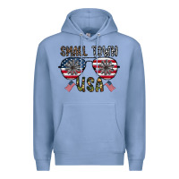 Colony Blue small town usa Premium Hoodie - CowhideDigitalArt