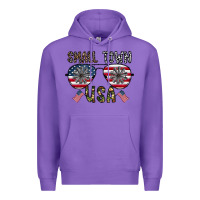 Purple small town usa Premium Hoodie - CowhideDigitalArt