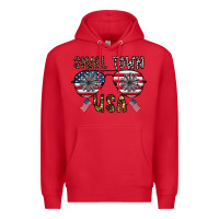 Red small town usa Premium Hoodie - CowhideDigitalArt