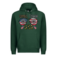 Sports Green small town usa Premium Hoodie - CowhideDigitalArt