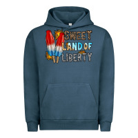 Pigment Midnight Navy sweet land of liberty Urban Hoodie - RacoonDesign