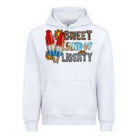 White sweet land of liberty Urban Hoodie - RacoonDesign