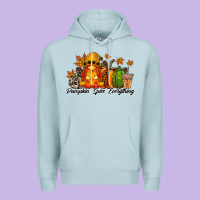 Pumpkin Spice Everything Premium Hoodie Designed By Racoondesign