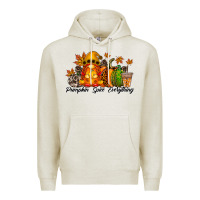 Oatmeal Heather Pumpkin Spice Everything Premium Hoodie - RacoonDesign