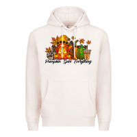 Pale Pink Pumpkin Spice Everything Premium Hoodie - RacoonDesign
