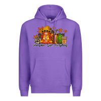 Purple Pumpkin Spice Everything Premium Hoodie - RacoonDesign