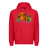 Red Pumpkin Spice Everything Premium Hoodie - RacoonDesign