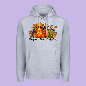 Pumpkin Spice Everything Premium Hoodie Designed By Racoondesign