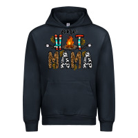 Navy one hot mama Urban Hoodie - CowhideDigitalArt