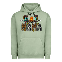 Pigment Oil Green one hot mama Urban Hoodie - CowhideDigitalArt