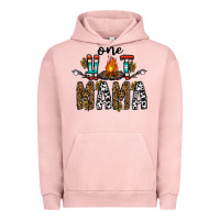 Pigment Salmon one hot mama Urban Hoodie - CowhideDigitalArt