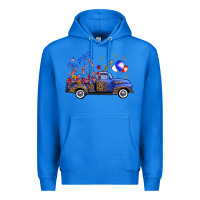 True Royal western truck fourth of july Premium Hoodie - FaDigitalArtStudio