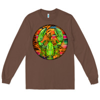 Chestnut lobster Long Sleeve Tee - BarkalooDesign