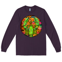 Plum lobster Long Sleeve Tee - BarkalooDesign