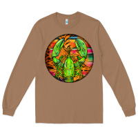 Toasted Coconut lobster Long Sleeve Tee - BarkalooDesign