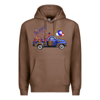 Chestnut western truck fourth of july Premium Hoodie - FaDigitalArtStudio