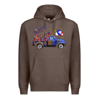 Coffee western truck fourth of july Premium Hoodie - FaDigitalArtStudio