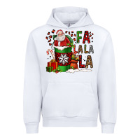 Fa La La La La Christmas Santa Claus Coffee Cup Urban Hoodie | Teevron