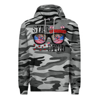 Slate Camo star spangled stup Premium Hoodie - CowhideDigitalArt