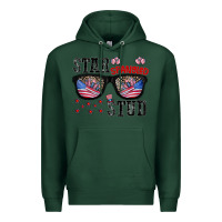 Sports Green star spangled stup Premium Hoodie - CowhideDigitalArt