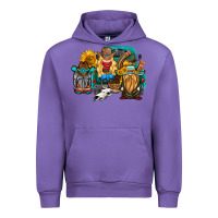 Tulip western Truck with gnomes Urban Hoodie - HRA Design Shop