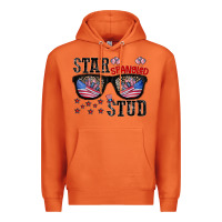 Carrot star spangled stup Premium Hoodie - CowhideDigitalArt