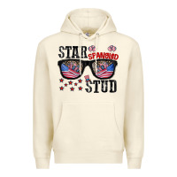 Sandshell star spangled stup Premium Hoodie - CowhideDigitalArt