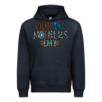 Navy our 1 st mother's day Urban Hoodie - CowhideDigitalArt