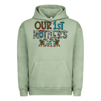 Pigment Oil Green our 1 st mother's day Urban Hoodie - CowhideDigitalArt