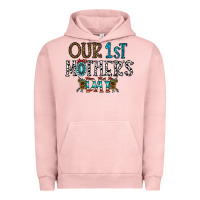 Pigment Salmon our 1 st mother's day Urban Hoodie - CowhideDigitalArt