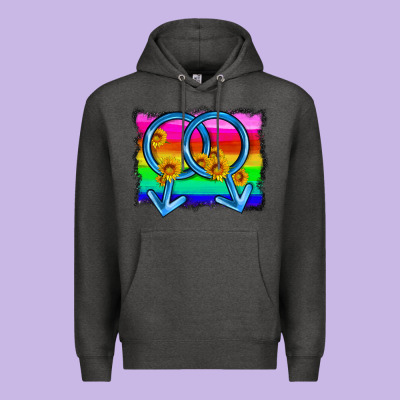 Lgbtq Gender Gay Symbol Premium Hoodie Designed By Hra Design Shop
