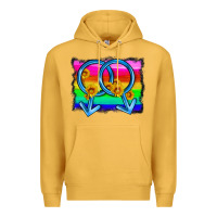 Mustard lgbtq gender gay symbol Premium Hoodie - HRA Design Shop