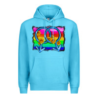 Ocean Blue lgbtq gender gay symbol Premium Hoodie - HRA Design Shop