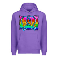 Purple lgbtq gender gay symbol Premium Hoodie - HRA Design Shop